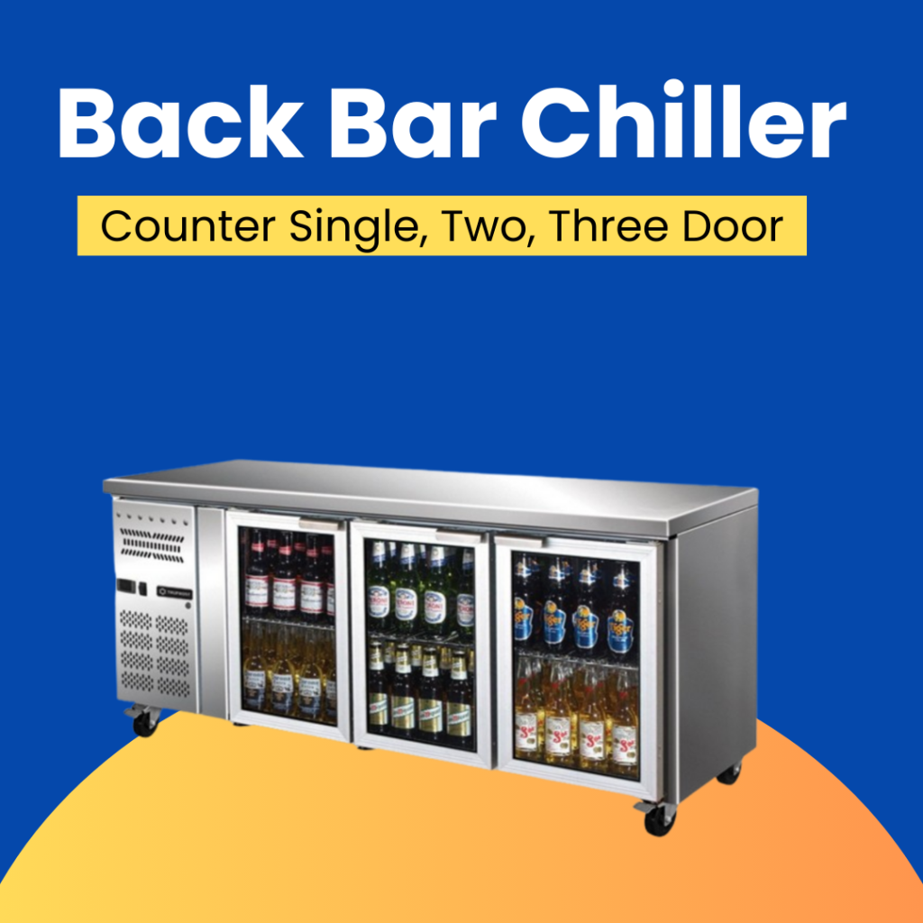 Best Back Bar Three Door Cooler with Glass Doors