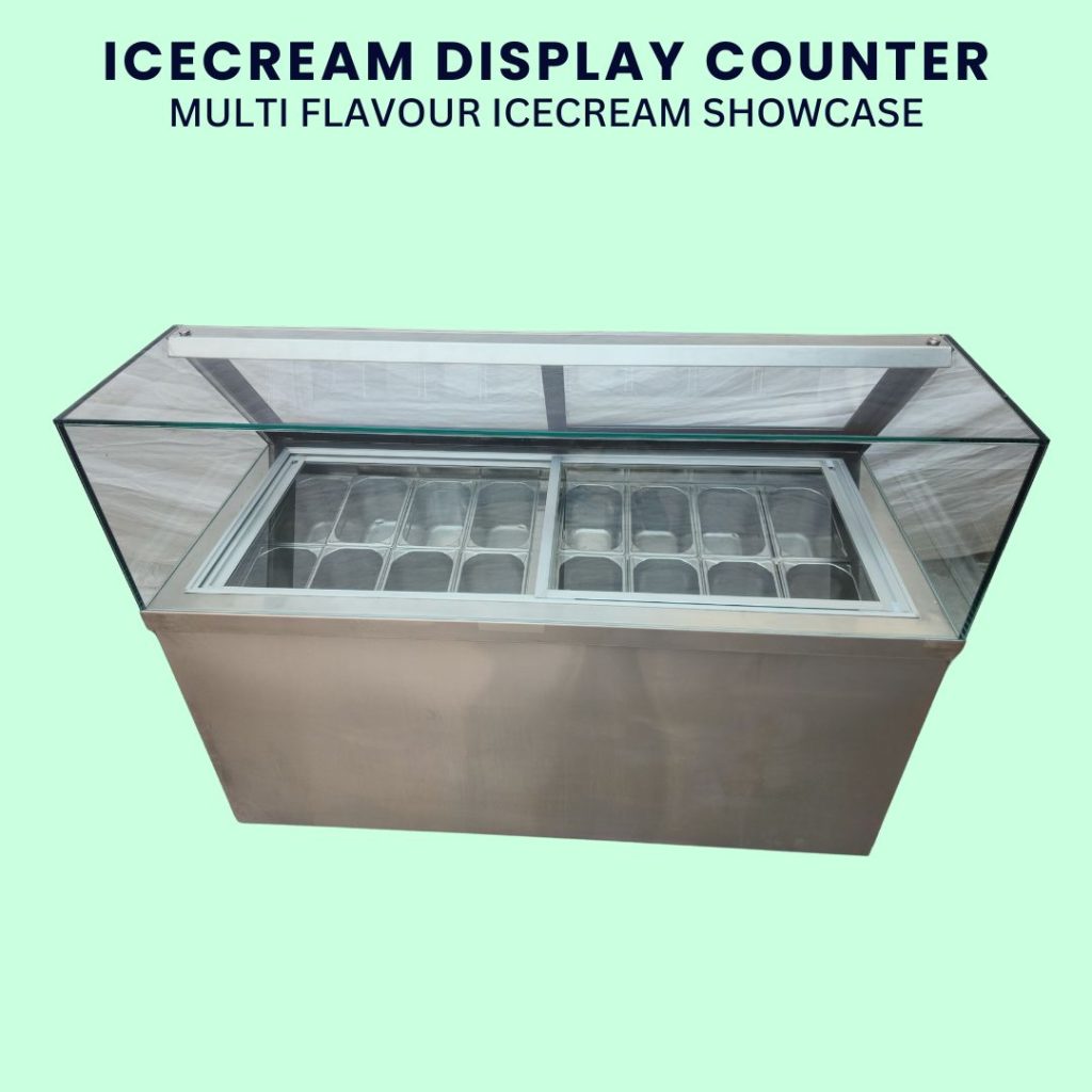 ice cream display counter manufacturer